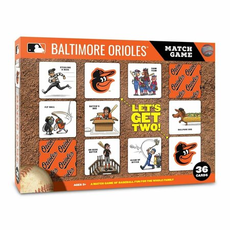 YOUTHEFAN MLB Baltimore Orioles Licensed Memory Match Game 2500638